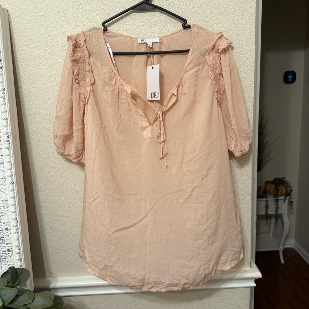 DR2 Light Pink Blouse large - Picture 5 of 8